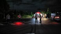 Sinergi Jaga Kamtibmas: Polres Lombok Barat Gelar Apel dan Patroli Gabungan di Bypass BIL