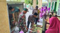 Kapolsek Lembar Pantau Langsung Uji Coba Program Makan Bergizi Gratis di Wilayahnya
