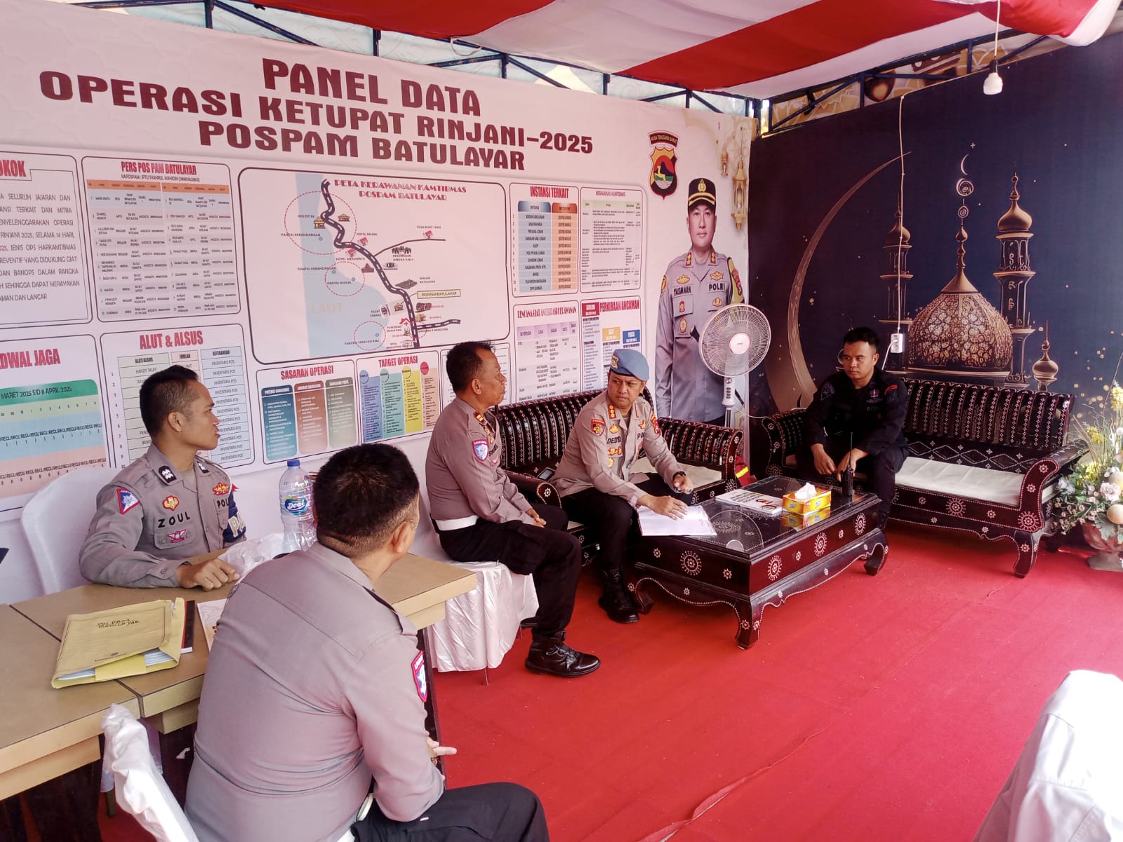 Polda NTB Pantau Pospam Batulayar, Waspada dan Disiplin Ditekankan