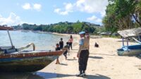 Patroli Rutin Polsek Sekotong Amankan Obyek Wisata di Lombok Barat