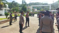 Ibu Wapres Kunjungi Lombok Barat, Polres Gelar Apel Keamanan Ketat