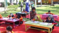 Mewarnai Semangat Bhayangkara di SLBN 2 Lombok Barat