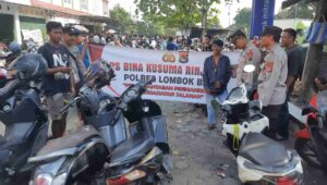 Polres Lombok Barat Gelar Ops Bina Kusuma Rinjani 2025, Jamin Keamanan di Pasar Kediri