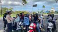 Edukasi dan Teguran Persuasif Warnai Operasi Patuh di Timur Bundaran GMS, Lombok Barat