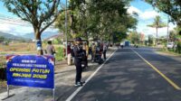 Kamseltibcar Lantas Diperkuat, Polres Lombok Barat Gelar Operasi di Kecamatan Gerung