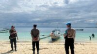 Upaya Polsek Sekotong Ciptakan Wisata Aman di Pantai Elak-Elak Lombok Barat